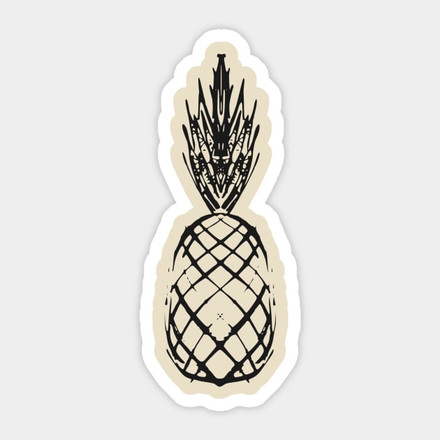 Pinapple Sticker by ImpressedOnce